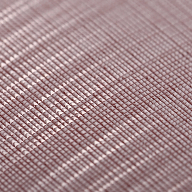 Aplicação do filme abrasivo de pirâmide