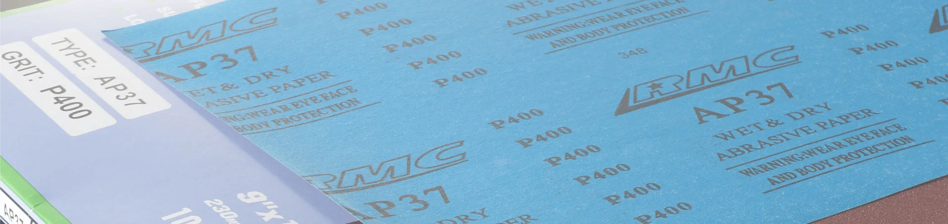 Papel abrasivo impermeável